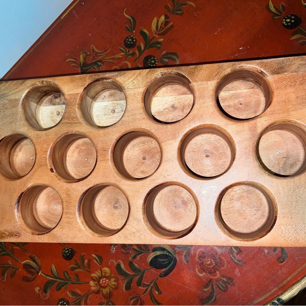 Solid Wood Egg Holder 13 ct. - Picture 4 of 4